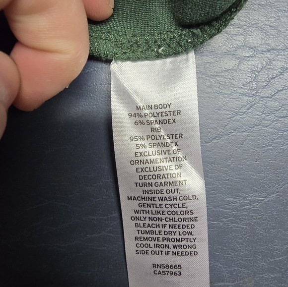 Nordstrom BP Dark Green Soft Pull Over Small Shirt - Picture 6 of 6